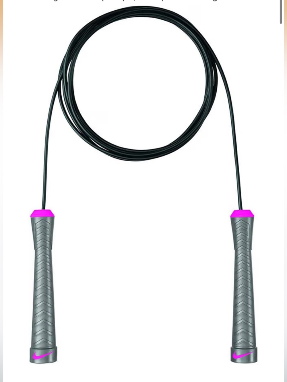 Nike Weighted Jump Rope, 9' Rope.5LB Weights